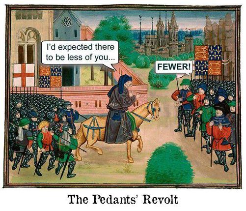 Pedants revolt