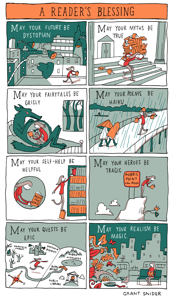 A Reader's Blessing by Grant Snider